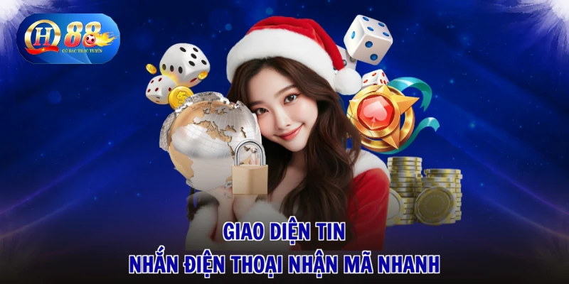 Giao diện tin nhắn điện thoại nhận mã nhanh