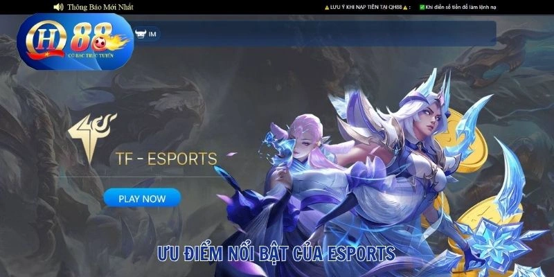 Esports QH88 3 Ưu điểm nổi bật của Esports